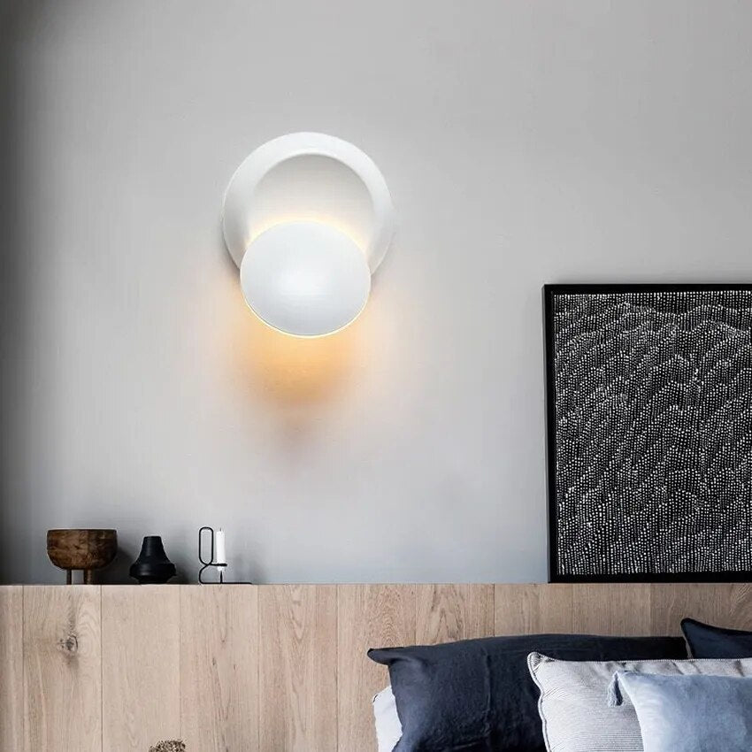LED Wall Lamp 360 Degree Wall Lamp Bedside Living ROOM Aside Stairs Light Fixture Adjustable Wall Sconce Rotation Wall Lamp BL20