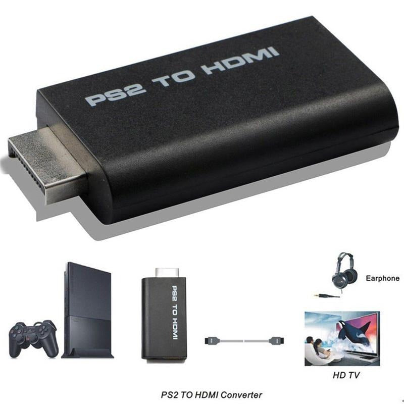 HDV-G300 PS2 to HDMI compatible 480i/480p/576i Audio Video Converter Adapter with Audio Output Supports All PS2 Display Modes