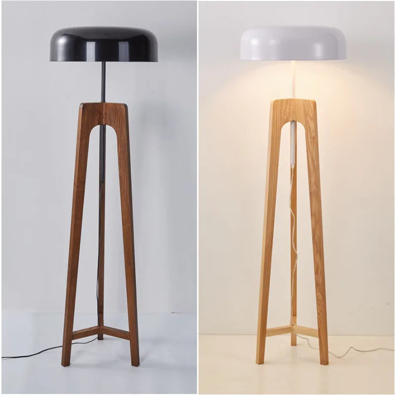 Floor Lamp Classical wood lamp E27 Bulb Home Art Deco Atmosphere Lighting Hotel Bedroom Shop farmhouse light