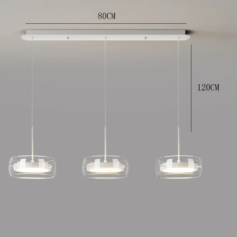 Modern LED Ring Pendant Light - Luxury Halo Chandelier for Living & Dining Room