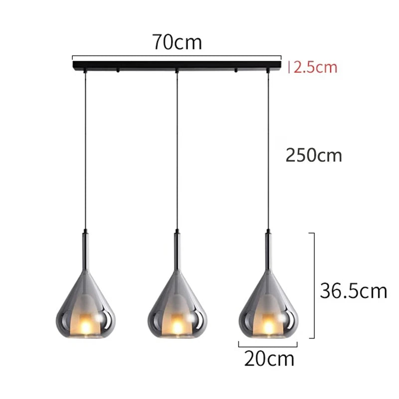 Modern home decor's led lights pendant light lamps for living room Chandeliers for bedroom hanging light indoor lighting