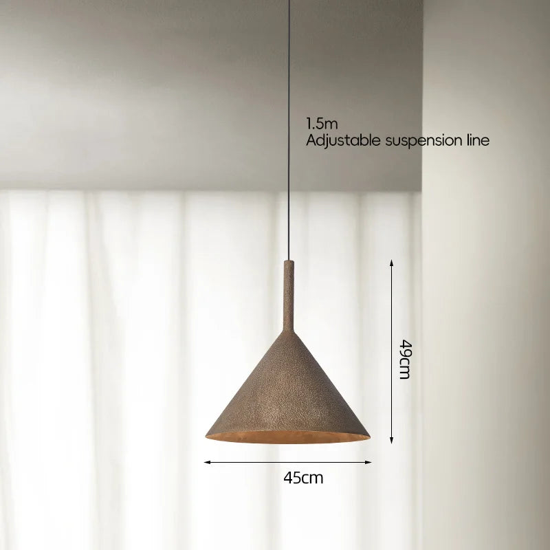 40cm Modern Pendant Light - E27 Hanging Lamp for Bedroom & Kitchen (3-5㎡)