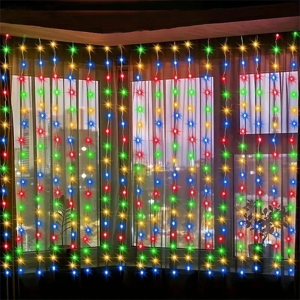 Wedding Fairy Lights USB Curtain LED String Lights - Valentine's Day Bedroom Decor
