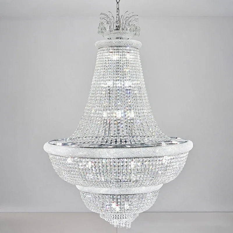 Luxury Crystal Chandeliers Home Loft Decor Lustre Led Lighting for Living Dining Room Ceiling Chandelier Pendant Lights Fixtures