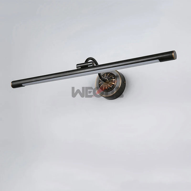 Europe copper bathroom wall mirror Lsmp ,hotel showcase picture lighting, bedroom vanity cabinet Light