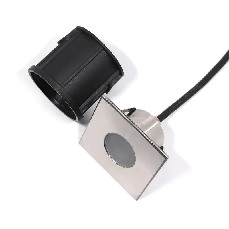 etrnLED Outdoor Garden Lights Waterproof Ground Spot 12V 24V Recessed Exterior Floor Terrace Deck Driveway Lawn Lamp RGB IP68