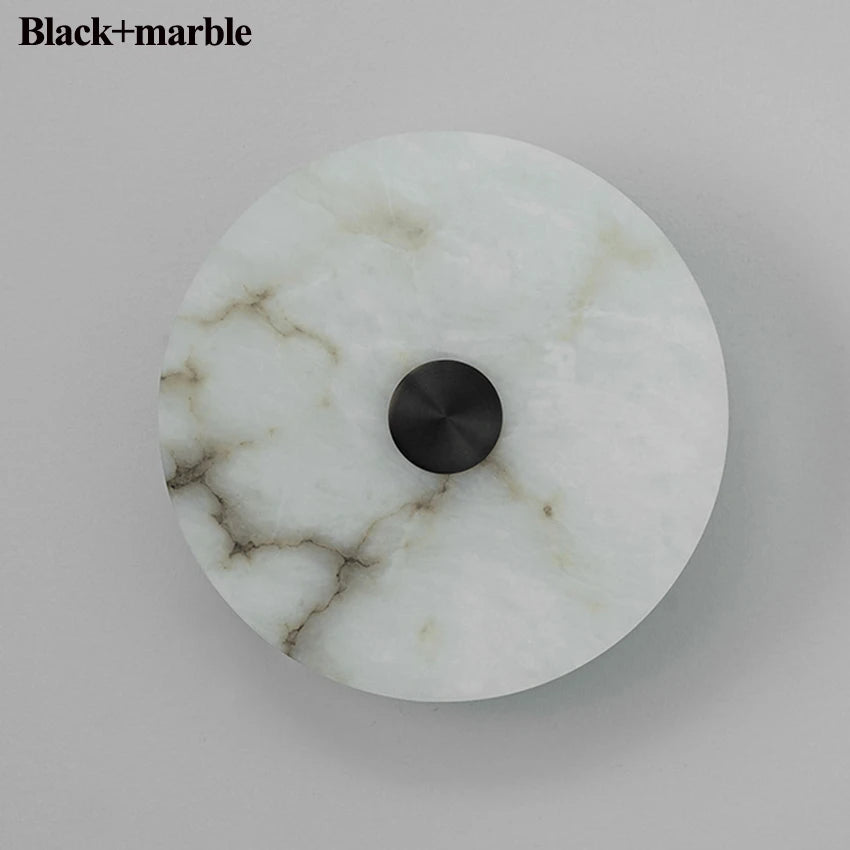 Spanish Marble Led Wall Light Natural Stone Wall Lamp for Living Room Bedroom Corridor Aisle Staircase Home Decor Wall Sconce