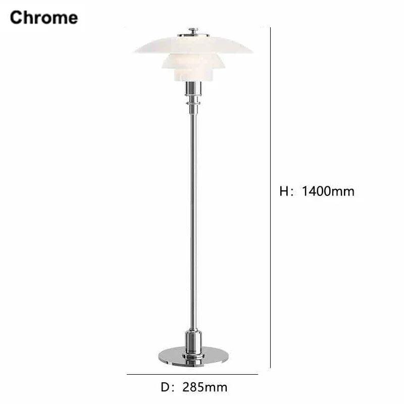Nordic Danish Designer Desk Light Retro Medieval Bauhaus Bedside Table Lamp PH Living Room Bedroom Decoration Study Floor Lamps