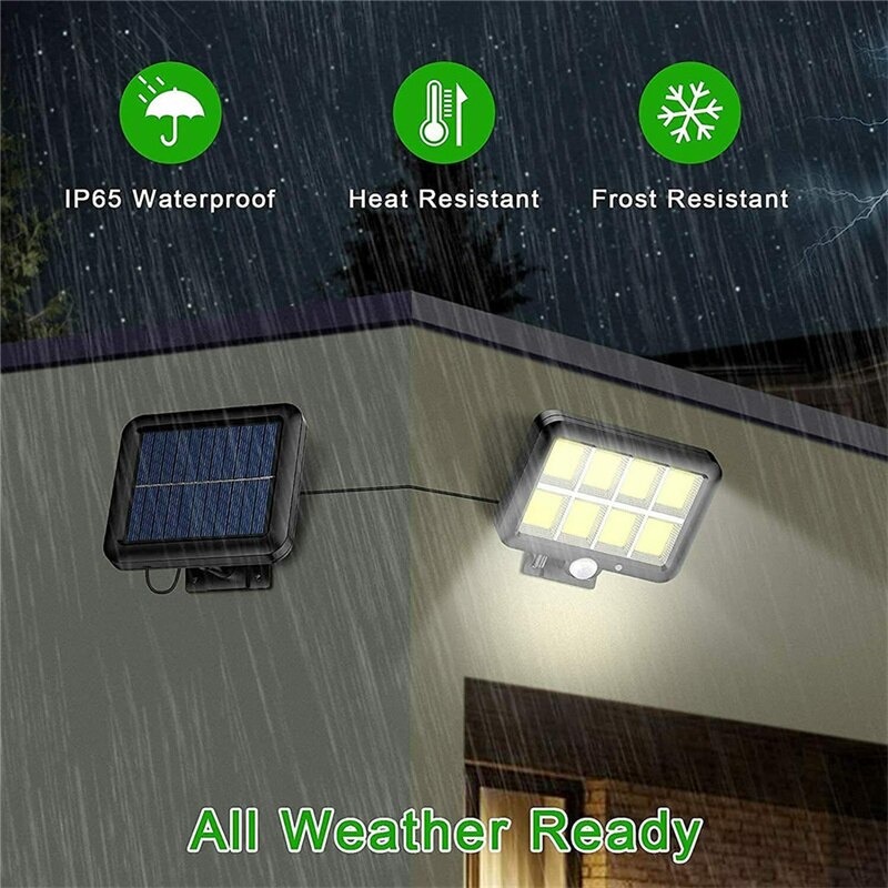 Solar Lights Outdoor PIR Motion Sensor COB Solar Led Light Outdoor Powered By Sunlight Wall Street Lamp Waterproof Home Garden