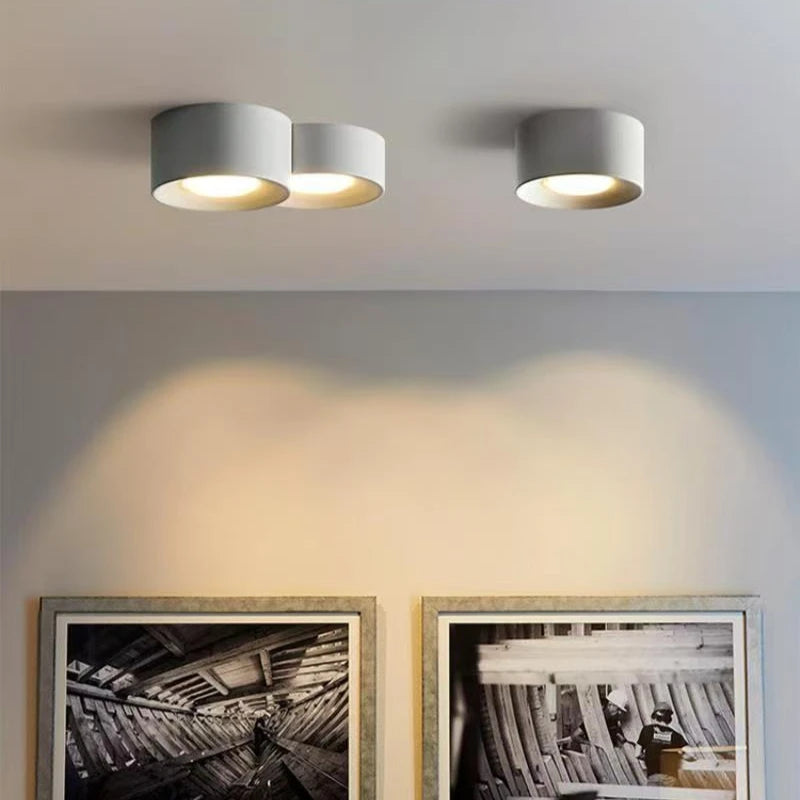 Minimalist Ceiling Lamp Resin Cylinder Ceiling Spotlight For Bedroom Hallway Aisle Nordic Indoor Decor Ceiling Light Lighting