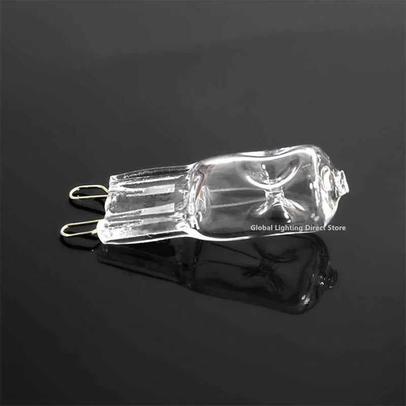 10-Pack G9 Eco Halogen Bulbs - 120V Dimmable Capsule for Crystal Chandeliers