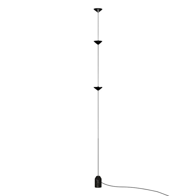Luxury Gold Time Hourglass Floor Lamp & Pendant Light - Minimalist Neutral LED Ambient Light Fixture for Living Room Sofa & Bedside