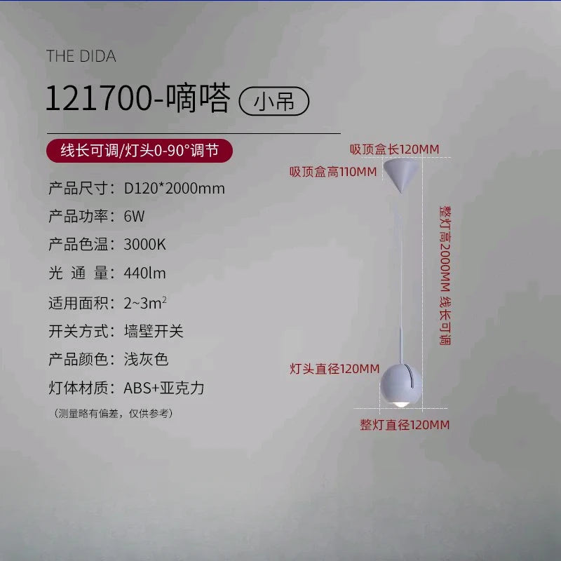 Bedside chandelier room bedroom chandelier modern and simple foyer corridor master bedroom bedside table