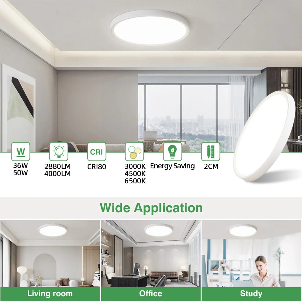 Modern LED ceiling light Led lights for room living room dining room lighting lamps AC 220V waterproof ceiling light