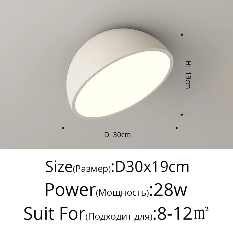 Simple Dimming Round New Modern LED Ceiling Lights Lighting Living Study Room Bedroom Corridor Aisle Flats Stairs Indoor Lamps