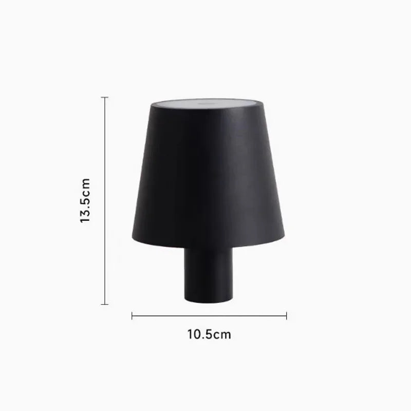 Wireless Bottle Table Lamp Touch Control of 3 Colors and Stepless Dimming Night Lamp Suitable for Bar Wine Bottles Desk Lights