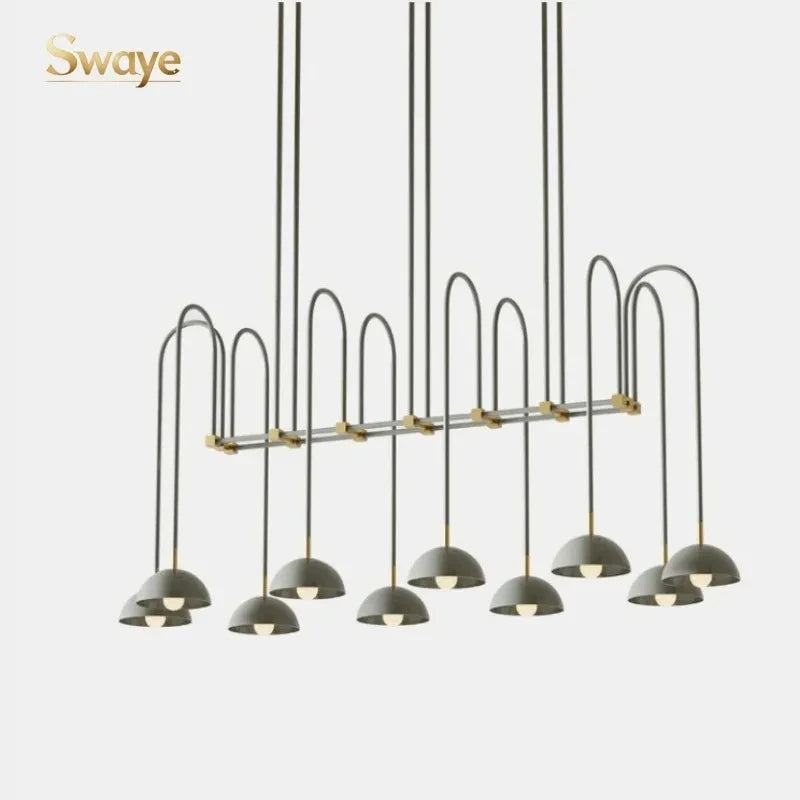 Modern Simplicity Luxury Stylish LED Pendant Lights Metal Hanging Lamps for Dining Room Hall Café Bar Home Decoration Art Design