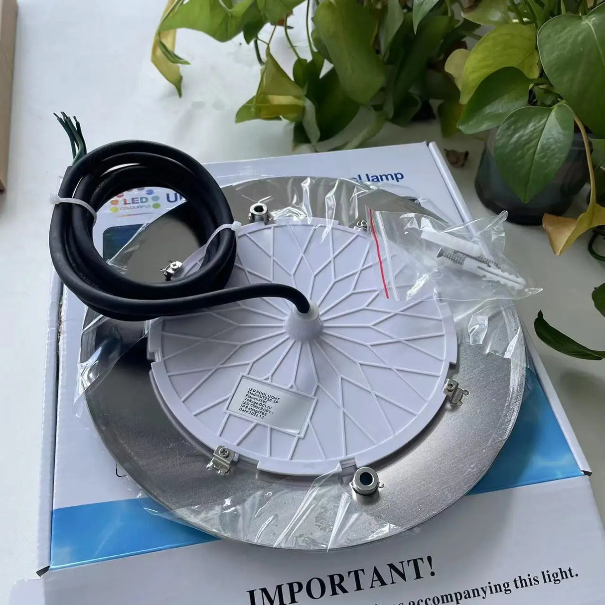 Smart App Wifi Tuya IP68 12V RGB Underwater Waterproof LED SPA Pond Lighting 18W 25W 35W Swimming Pool Lights