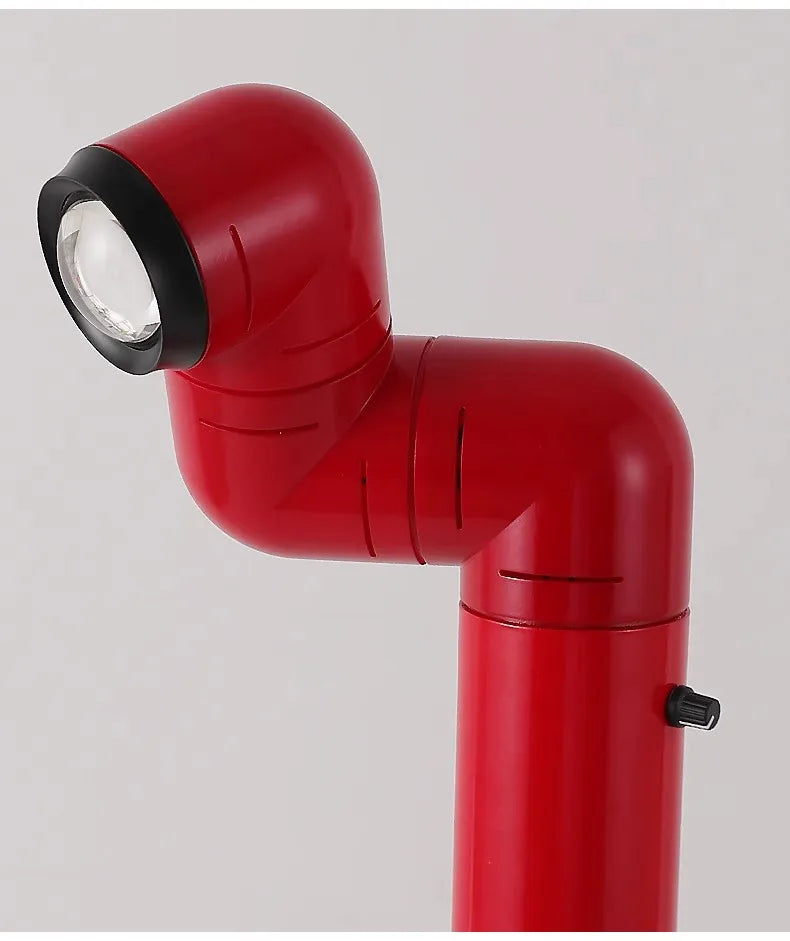 Spanish Space Age floor lamp Designer Replica Red White Water Pipe Standing Lamp For Living Room Sofa Bedroom Room Decoration