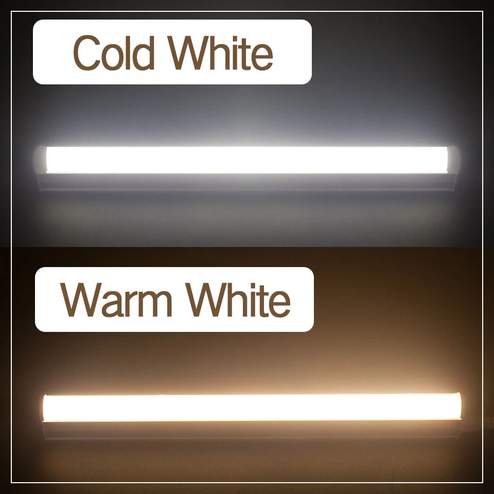 4ft (120cm) T5/T8 LED Tube Light (10W/15W, 220V) - Cold White & Warm White Ceiling Lamp Bar for Home, Kitchen & Office