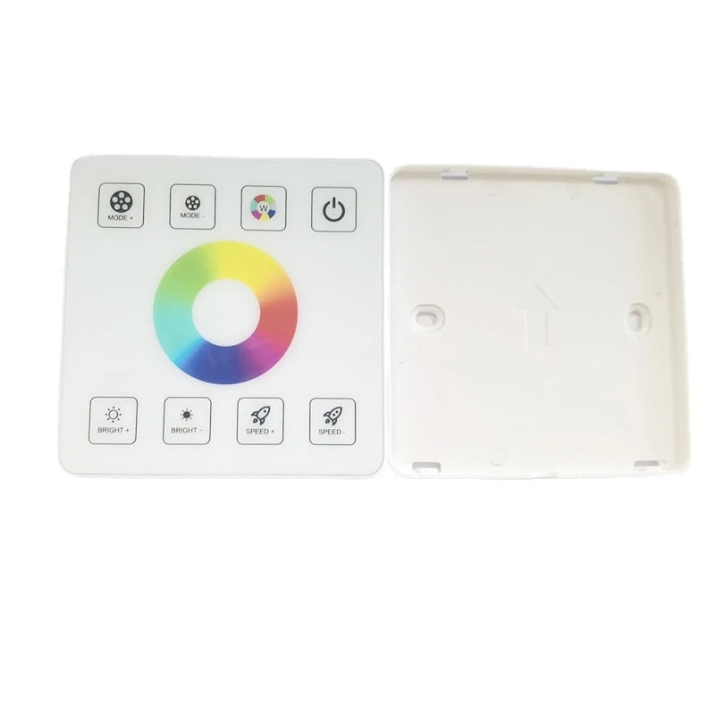 86 Touch Panel Remote Control Single Color/CCT/RGB/RGBW/RGBWC(RGB+CCT) LED Strip Controller 2.4G RF Switch Dimmer DC 5V 12V 24V