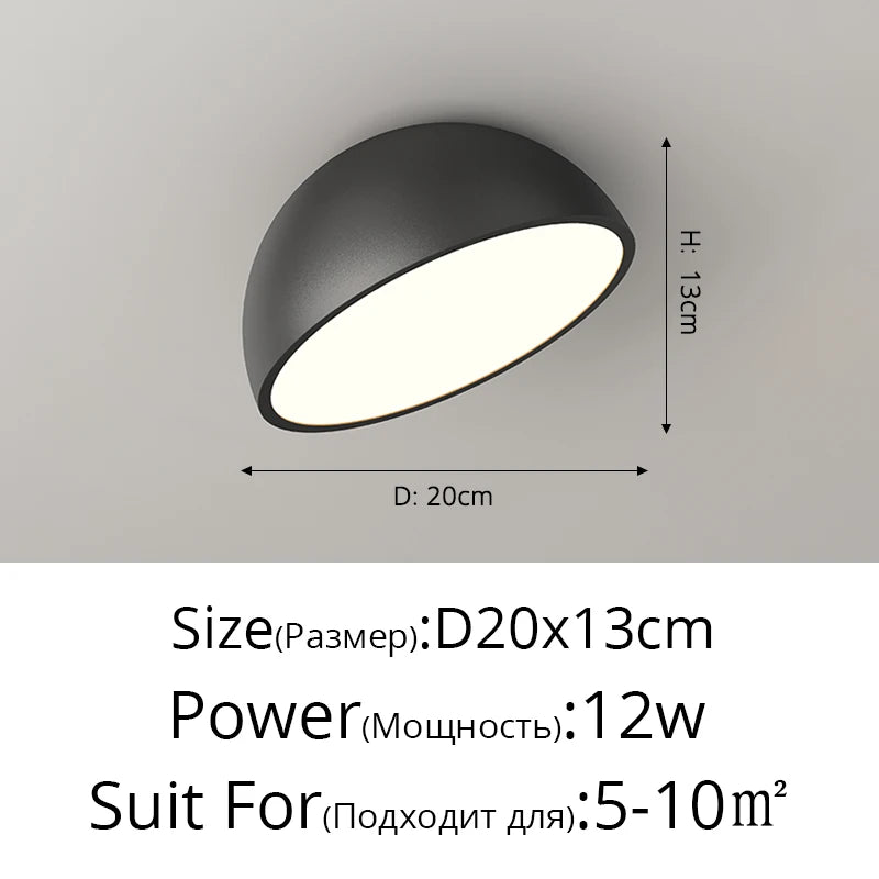 Simple Dimming Round New Modern LED Ceiling Lights Lighting Living Study Room Bedroom Corridor Aisle Flats Stairs Indoor Lamps