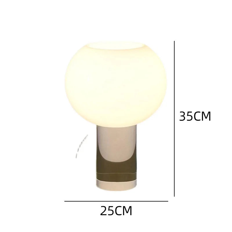 Buds table lamp Retro White Glass Desk Light Romantic Nordic Home Living Room Dining Table Study Bedroom beside mooding lamp