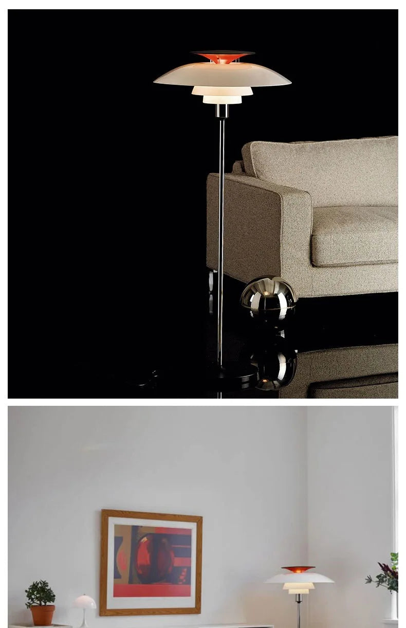 Denmark Louis Poulsen PH80 Floor Lamp Designer Model Room Personalized Creative Bedroom Living Room Lighting