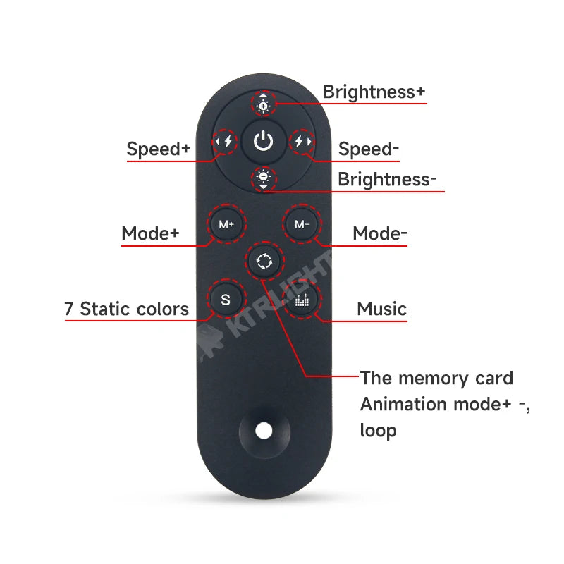 WiFi Smart Curtain Light Controller (DC5V–24V) - App Programmable LED String Driver for WS2811, WS2812B & WS2815