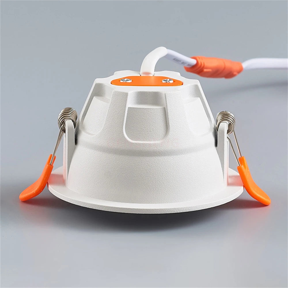 LED Downlight Recessed Dimmable Ceiling Light White 9W12W15W18W24W Home Decor Living Bedroom Indoor Lighting Embedded Ceil Lamps