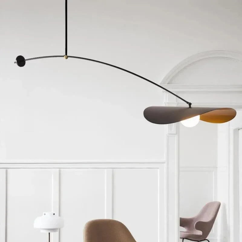 Design Mobile Long Arm Hanging Lamp Creative Lighting Industrial Chandelier Living Dining Room Kitchen Island Home Light