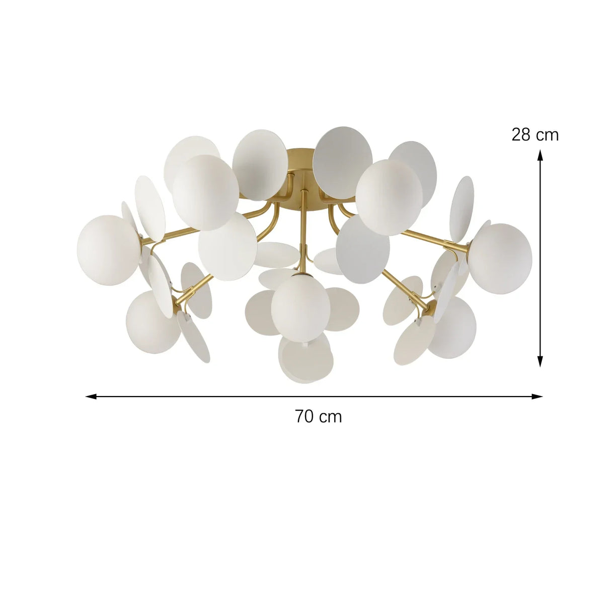 Pendant Lamp Glass Ball Ceiling Hanging Light Suspension for Bedroom Dining Living Room Kitchen
