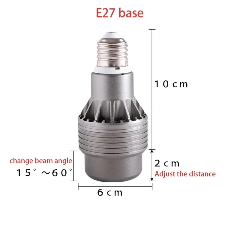 E27 Adjustable Focus Bulb PAR20 Restaurant, Hotel, Shopping Mall, Hot Pot Shop Special COB Spotlight LED Spot Light