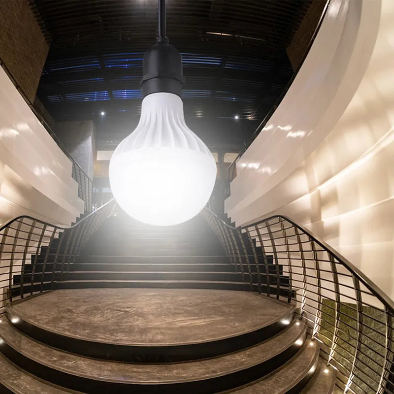 3/5pcs Led Bulb Screw Plastic Bulb Energy-Saving Lamps 3w 5w 7w 9w 12w 15w E27 Ac 220v Real Power Led Lamp Living Room Home Led