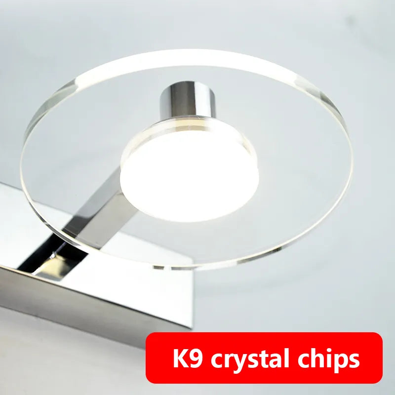 Acrylic mirror headlight wall light bedroom makeup lamp Waterproof and anti-fog mirror front lamp bathroom lighting LED 5W