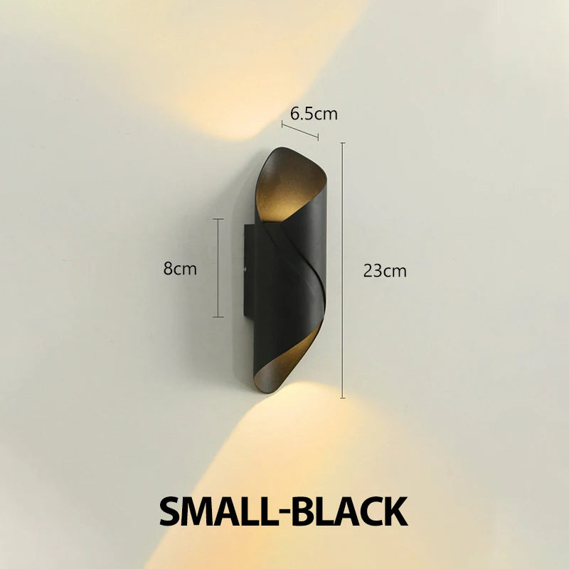 LED Wall Lamp 10W Indoor Wall Lights Waterproof Outdoor Modern Nordic Sconce Lamp Interior Home Decor Lámparas