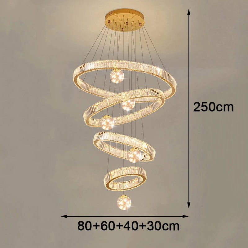 home decorationPendant lights, luxury crystal living room chandelier, bedroom Pendant lamp, ceiling light, indoor lighting