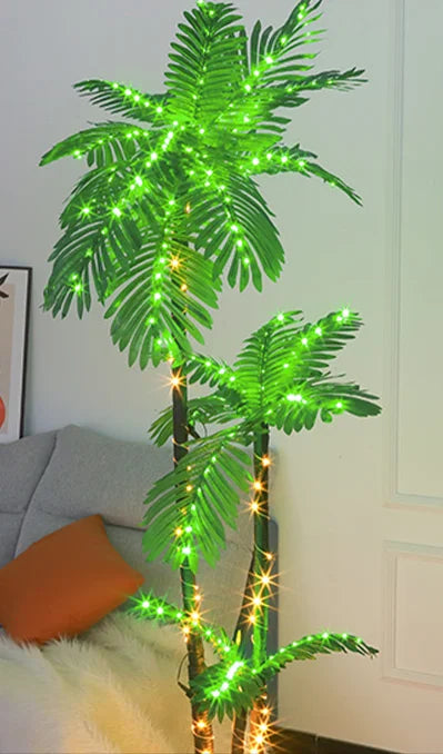 Outdoor Garden Garden Landscape Decoration Light Emitting Diode Artificial Coconut Tree Light IP44 Plastic Simulation Palm Tree