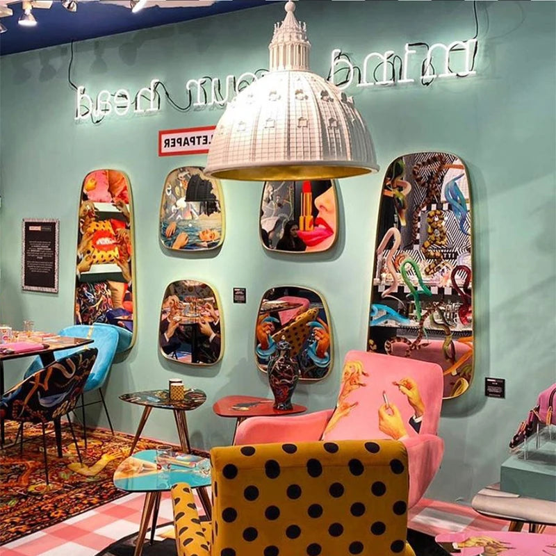 Italy Retro Resin Led St Paul'S Church Pendant Lights For Living Room Bedroom Hotel Hanging Lamp Lobby Decor's Lighting Fixtures