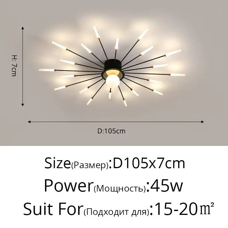 2026 New Creative Modern Led Chandelier for Studyroom Bedroom Kitchen Hall Lighting Decor Indoor Lamp Warm Home Pendant Lustre