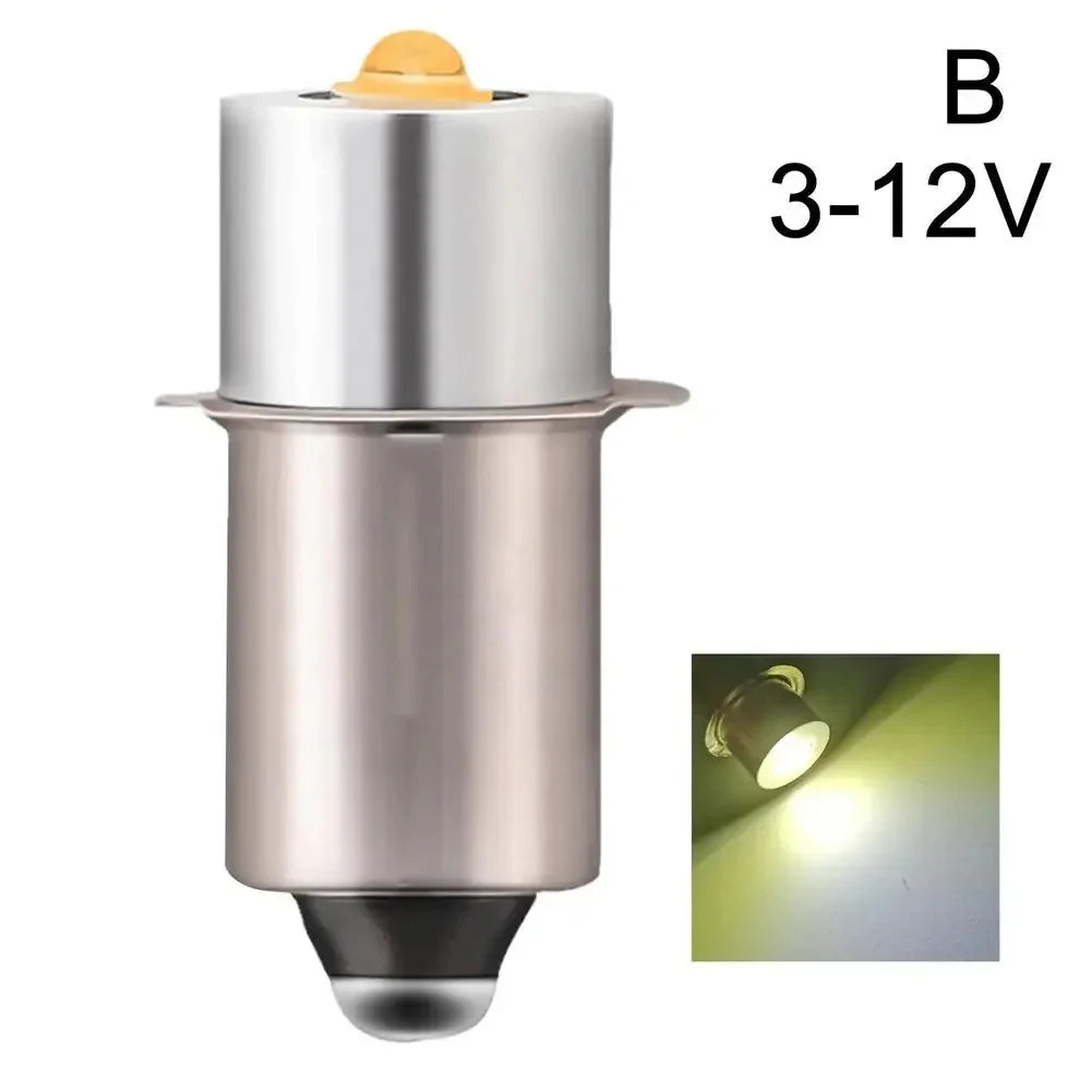 5W/3W LED Flashlight Upgrade Bulb (6V-24V) - White & Warm White Replacement Lamp