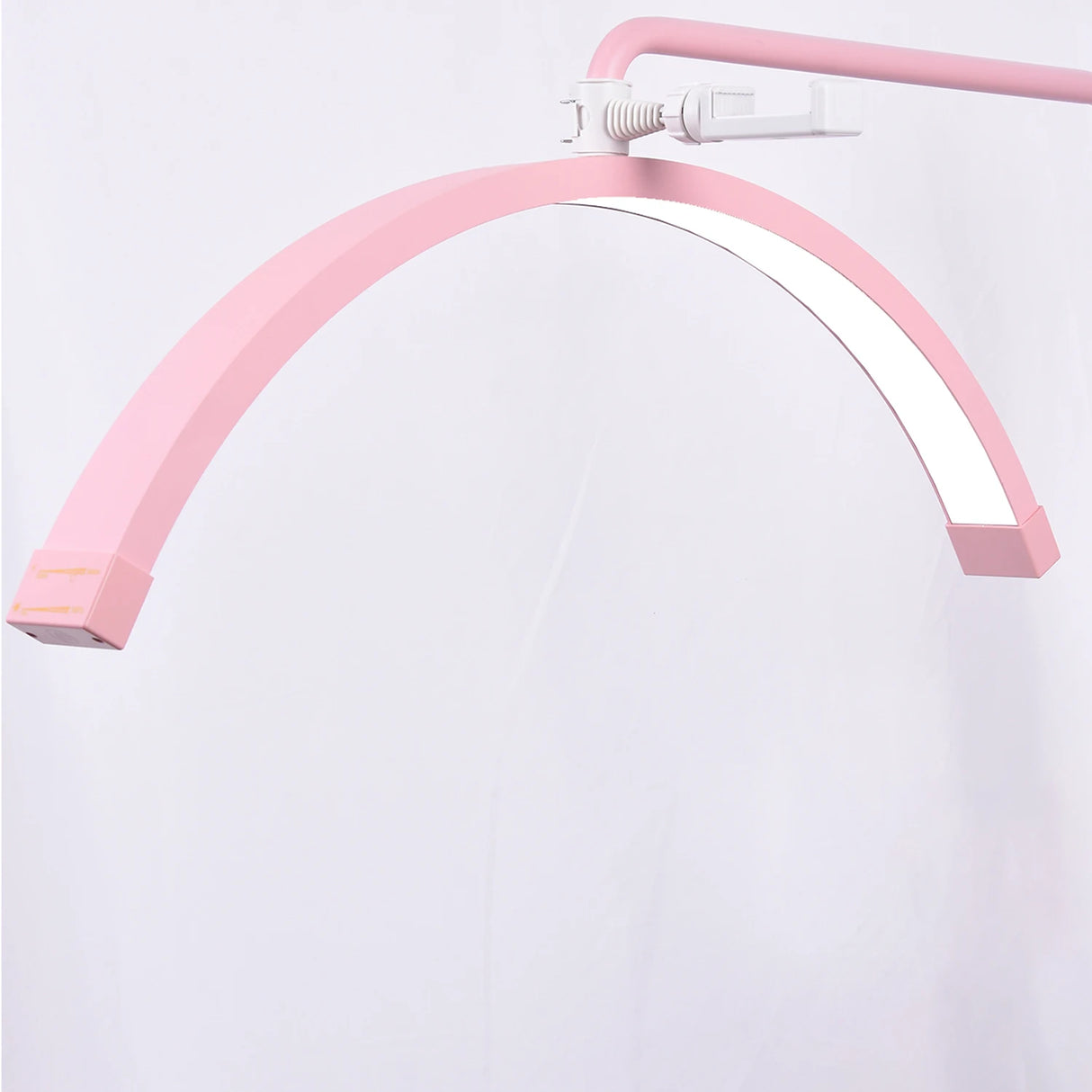 40W Dimmable Bi-color Temperature LED Half Moon Lash Light Floor LED Ring Lamp Beauty Facials Skincare Tattoo Eyebrows