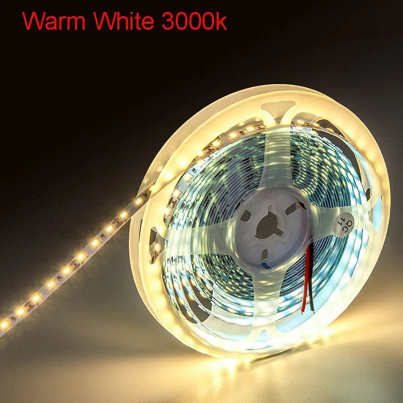 10m 48v LED Strip 120 leds/m Flexible Tunnel Subway Soft Tape 3000k Nature white 4000k 6000k Shop Wardrobe Cabinet Ceiling Light