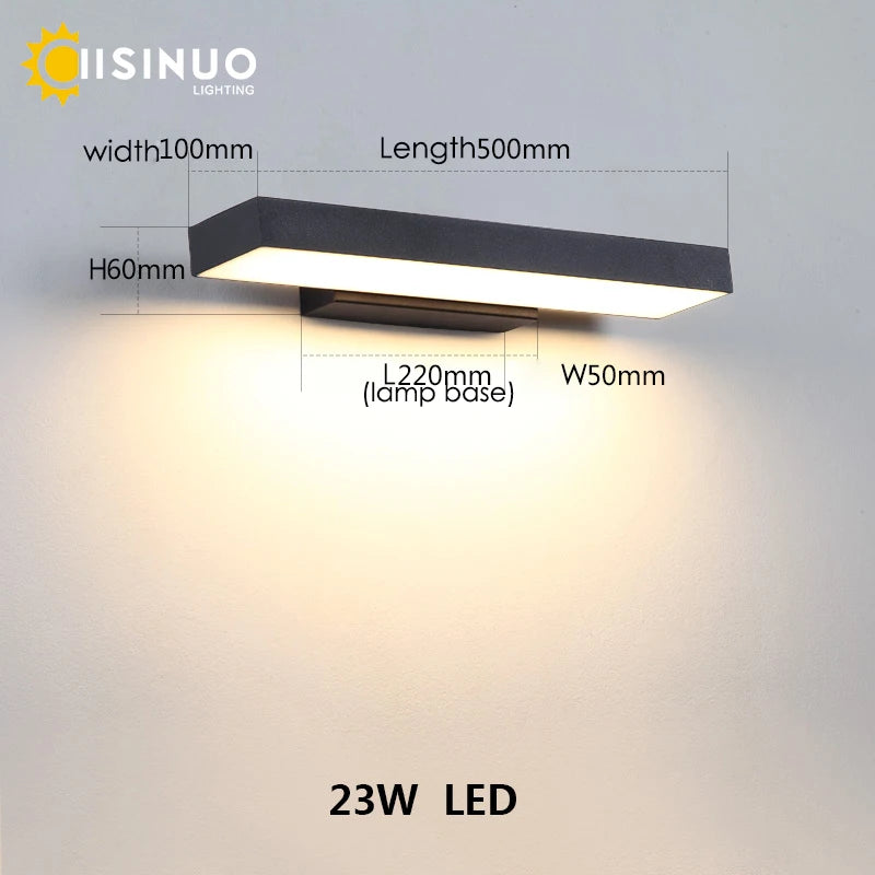 Modern LED Dusk-to-Dawn Motion Sensor Outdoor Wall Sconce - Black Exterior Light Fixture for House Front Door, Entryway, Garage & Balcony