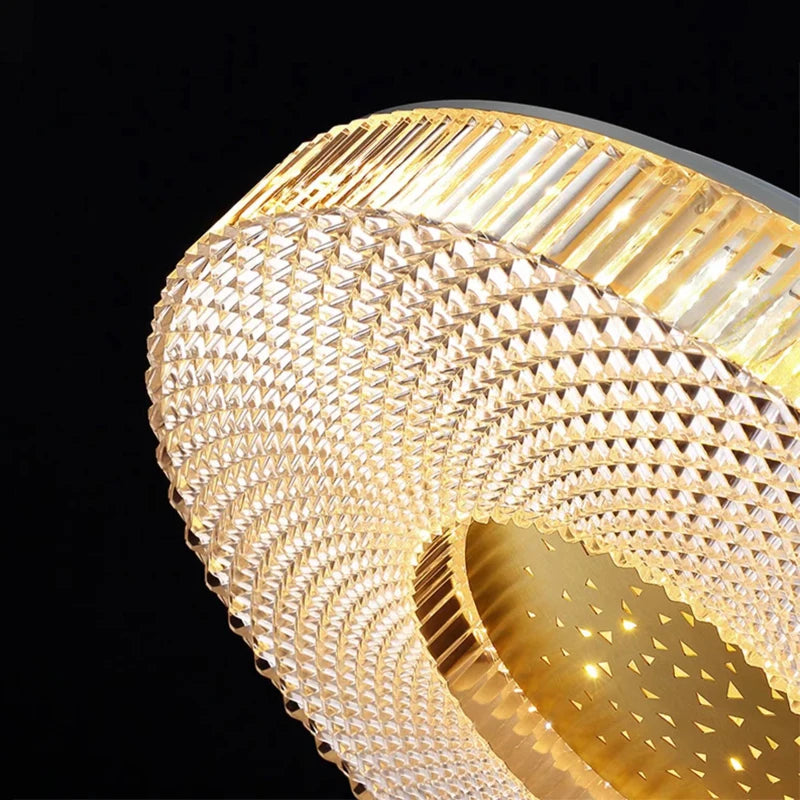 Remote Control LED Ceiling Lamp - Dimmable Nordic Chandelier for Living Room