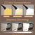 1-2Pcs Portable LED Book Lights USB Rechargeable Eye Protection Night Light Mini 360°Clip-On Desk Reading Lamp Travel Bedroom