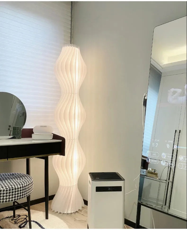 Modern Nordic Grass Skirts LED Floor Lamps Living Room Bedroom Lighting Decor Lustre Floor Lights Indoor Bedside Lights Fixture