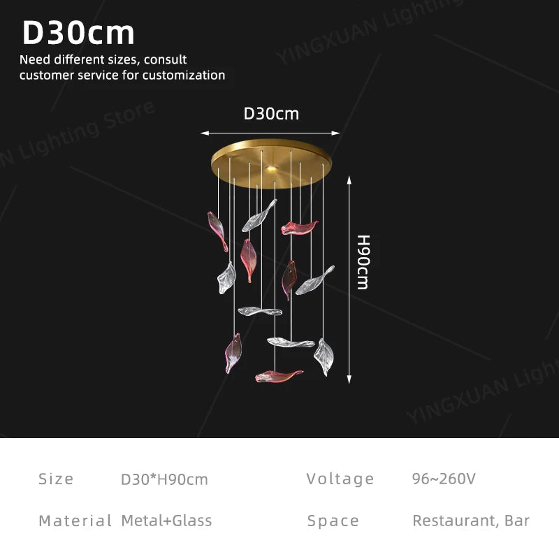 Hanging Ceiling Chandeliers Living Room Restaurant Chandeliers Lighting Kitchen Island Glass Pendant Light Dining Table Fixtures