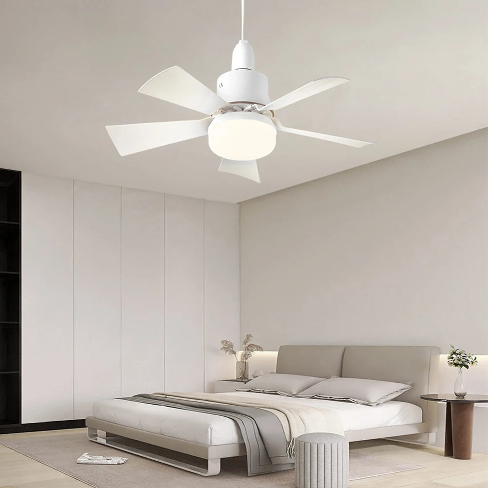 LED Ceiling Fan, Socket Fan Light Original, Fan With Remote Control 1000 Lumens / 5000 Kelvins As Seen On TV