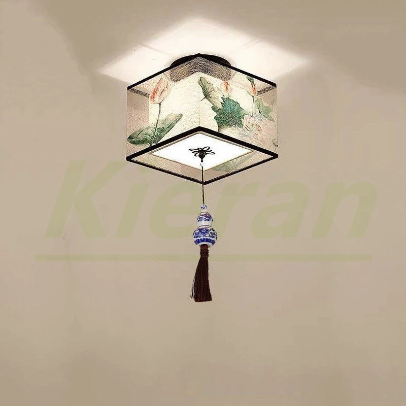 Modern Simple Lotus Bird LED Ceiling Lamp Living Room Bedroom Study Hotel KTV Bedside Ceiling Light Room Decoration Ceiling Lamp
